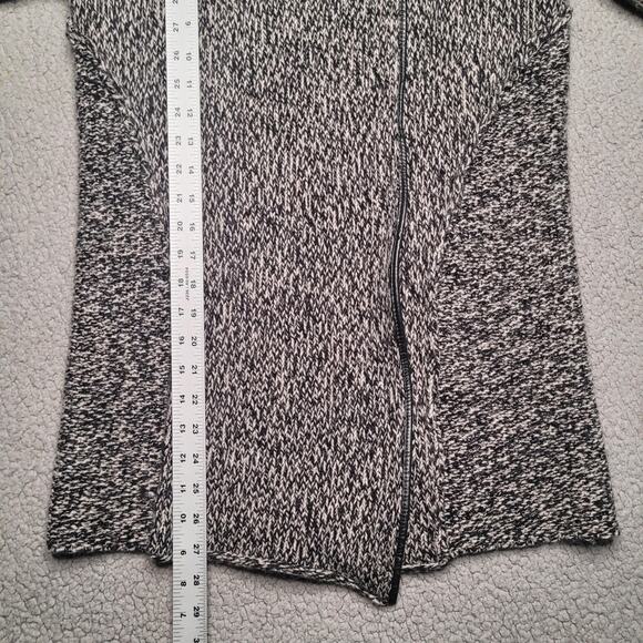 Zadig & Voltaire Sweater Small Black Gray Daphnee Alpaca Wool Blend Cardigan - Picture 9 of 9